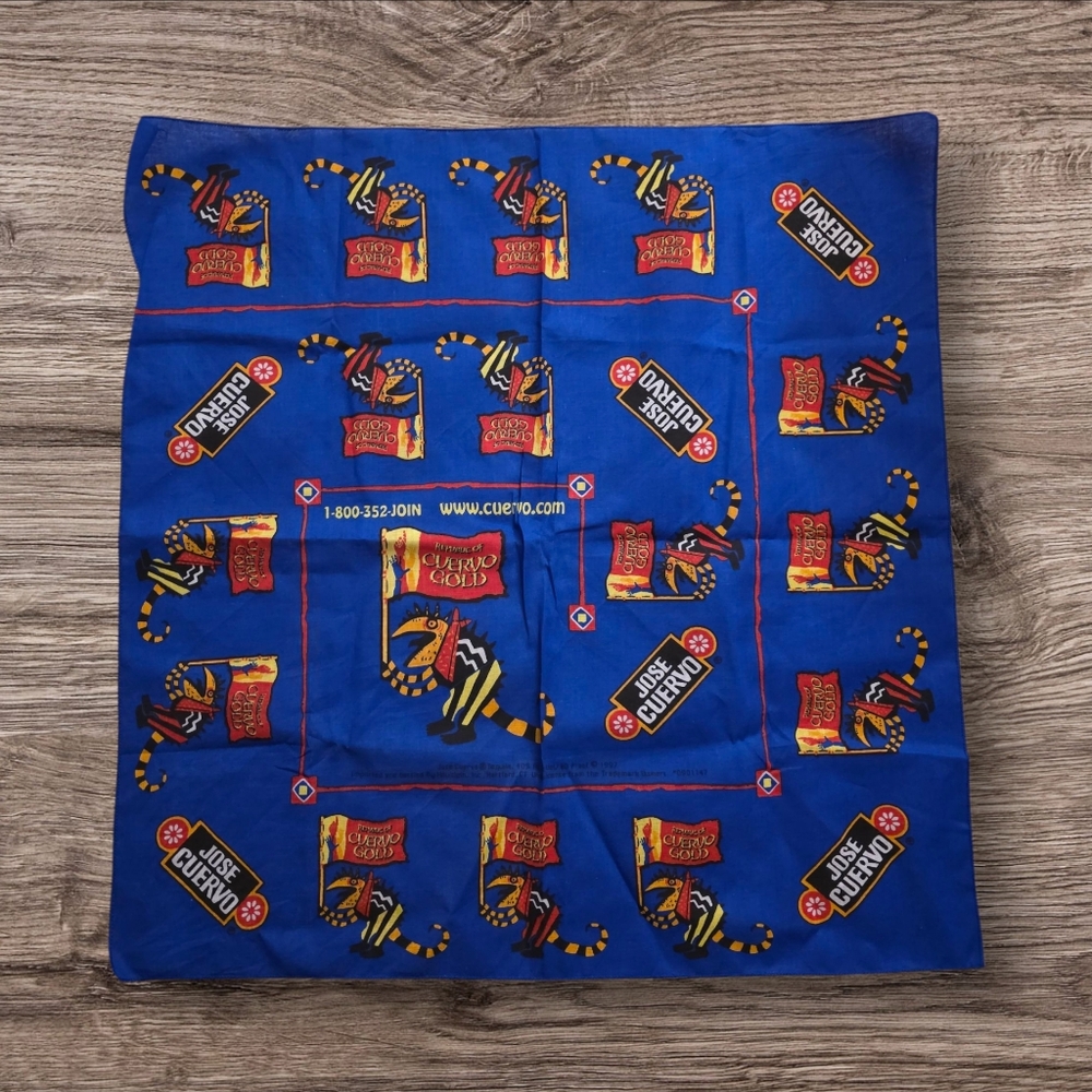 Blue Jose Cuervo Bandana Deadstock NWOT